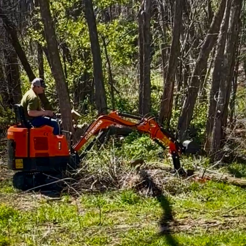 Mini Excavator in Halfway