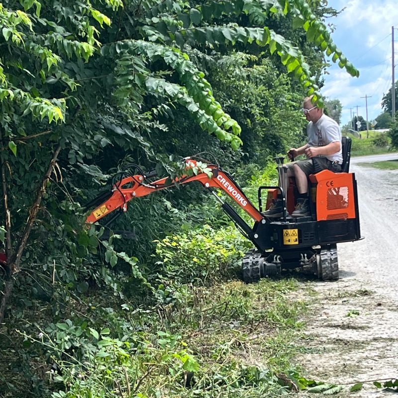 Mini Excavator in Halfway