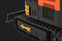 how to put the tracks back on mini excavator