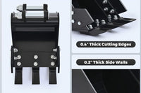mini excavator bucket types