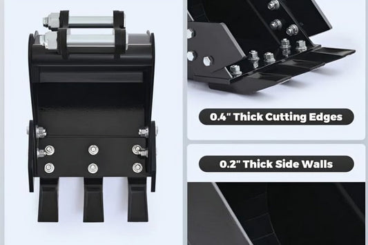 mini excavator bucket types