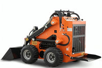 how to load a skid steer on a trailer
