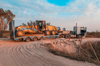 how to transport mini-excavator