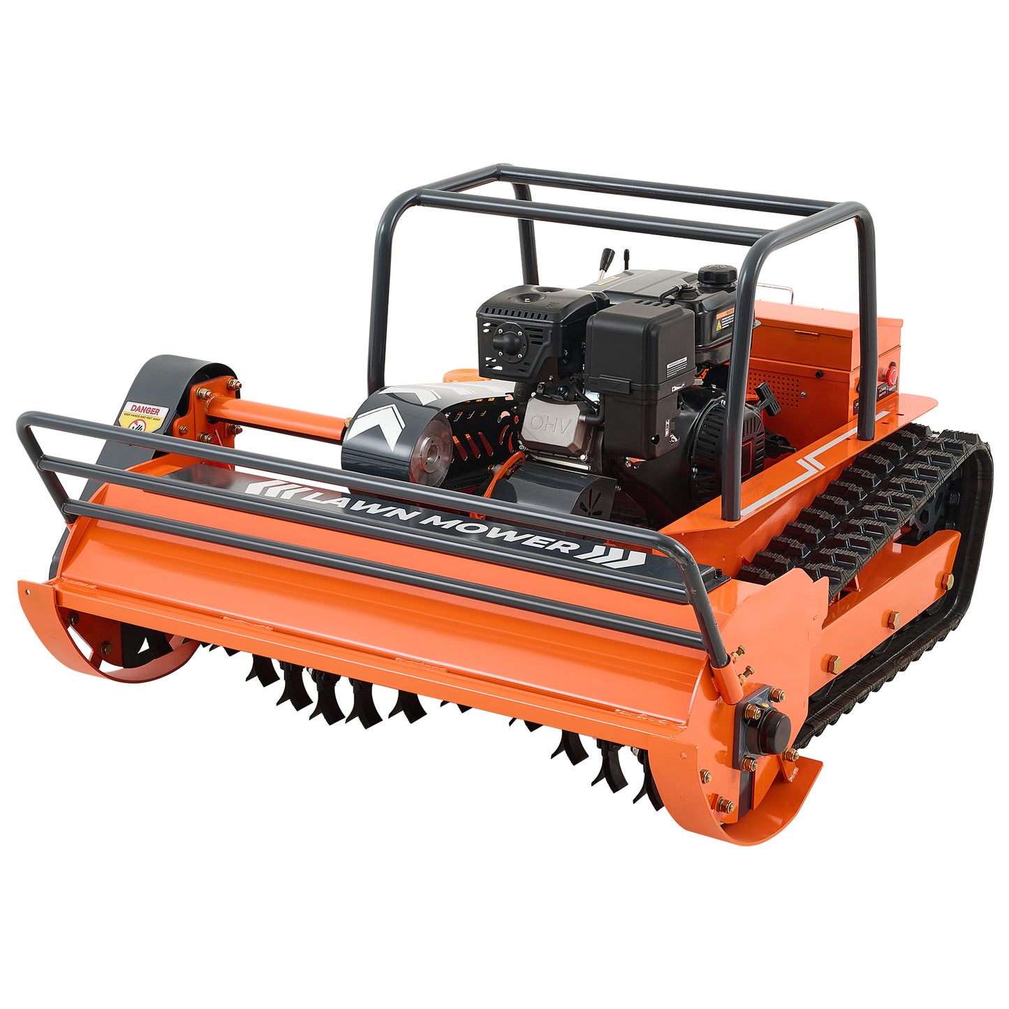X120 | 47.2" Remote Control Lawn Mower, 13.6HP Hybrid Power, Adjustable Height, 45°Slope Climbing