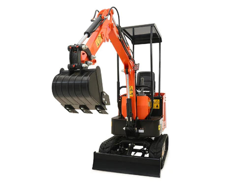 our compact crawler excavator effortlessly accommodates high-flow attachments