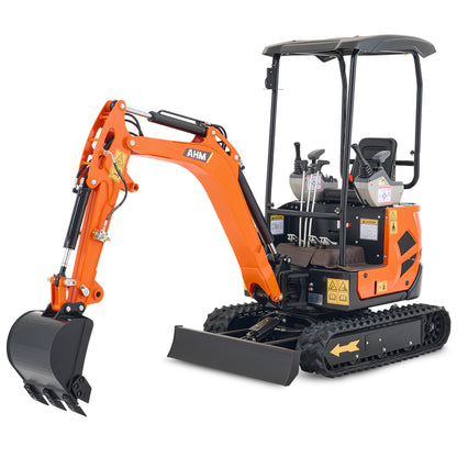 AX-17 | 23 HP B&S Engine 1.6 Ton Mini Excavator with Swing Boom