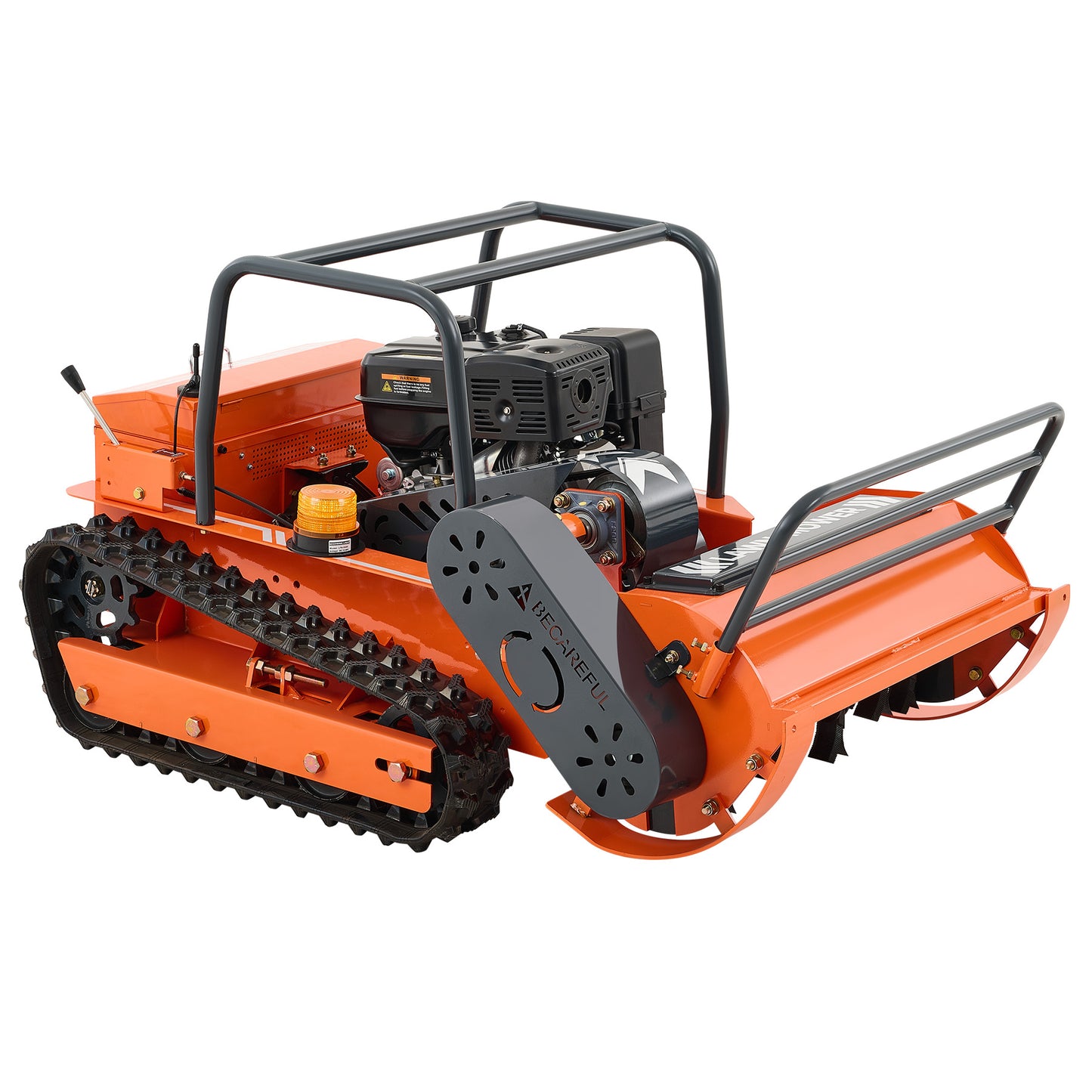 X80 | 31.5" Remote Control Lawn Mower, 13.6HP Hybrid Power, Adjustable Height, 45°Slope Climbing