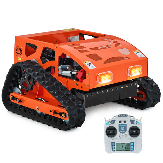 21" Remote Control Lawn Mower Zero Turn Gas Electric Hybrid Lawn Mowing Crawler