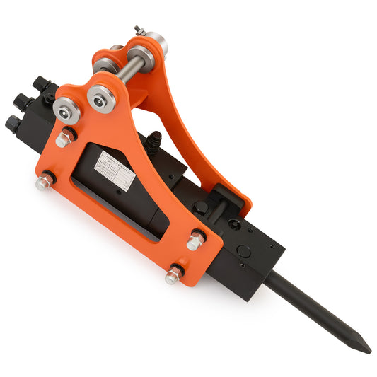 Hydraulic Break Hammer Mini Excavator Attachment with 2 Chisels Drilling Tool