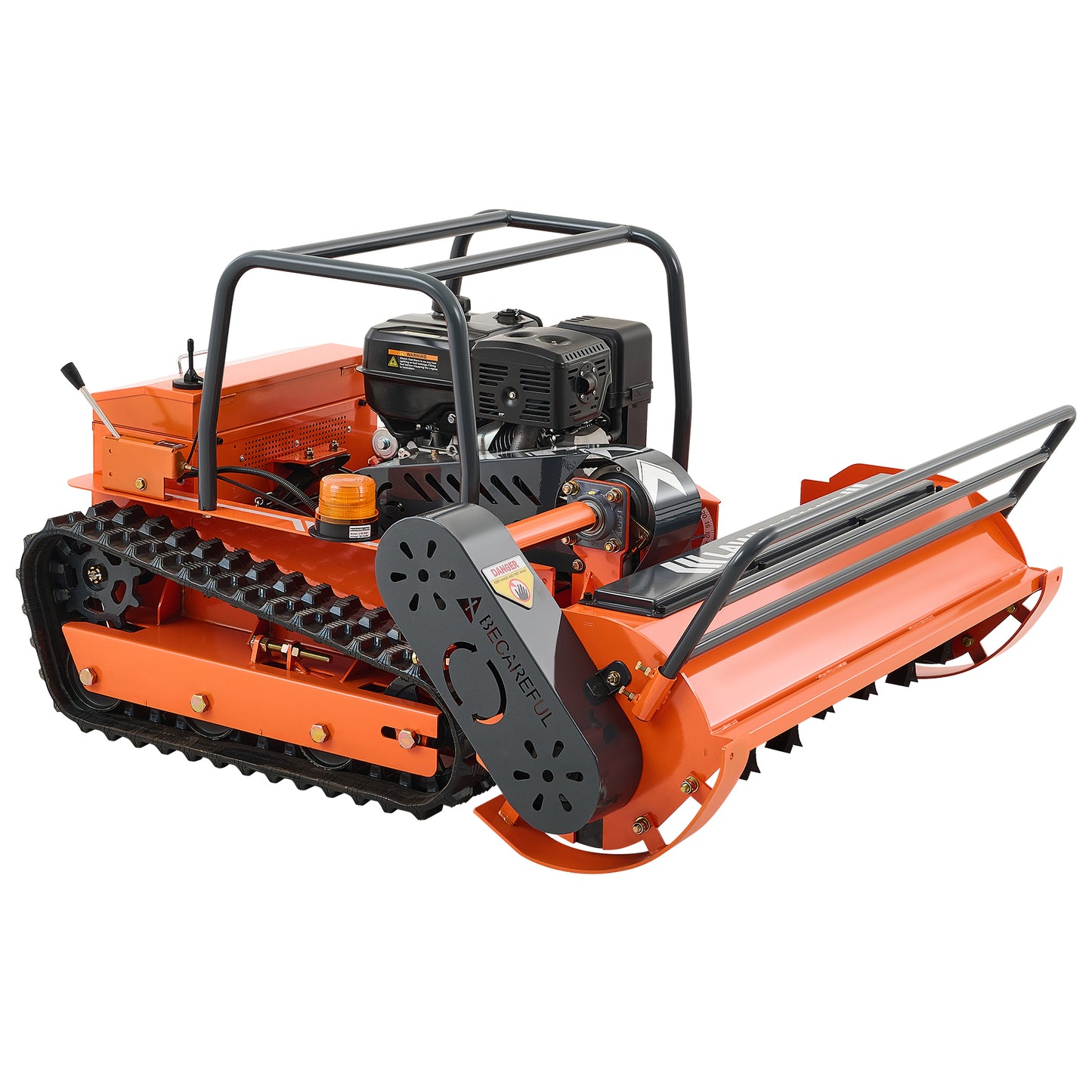 X120 | 47.2" Remote Control Lawn Mower, 13.6HP Hybrid Power, Adjustable Height, 45°Slope Climbing