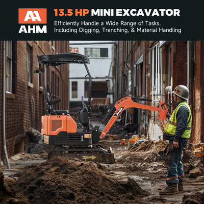 AX-12 | 13.5 HP B&S Engine Mini Excavator