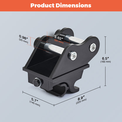 AHM Mini Excavator Quick Change Connection for Fast and Easy Attachments Change