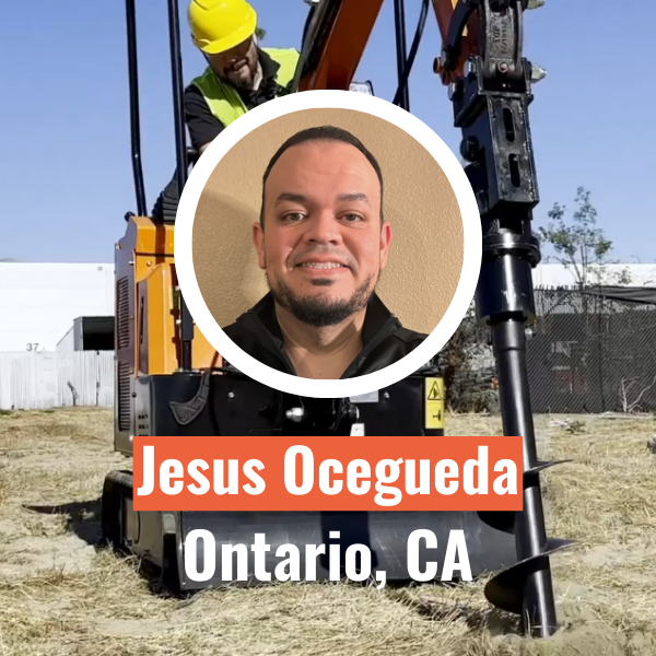 Mini Excavator in Ontario, California | Demo Room Host - Jesus Ocegueda