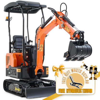 AX-12 | 13.5 HP B&S Engine Mini Excavator
