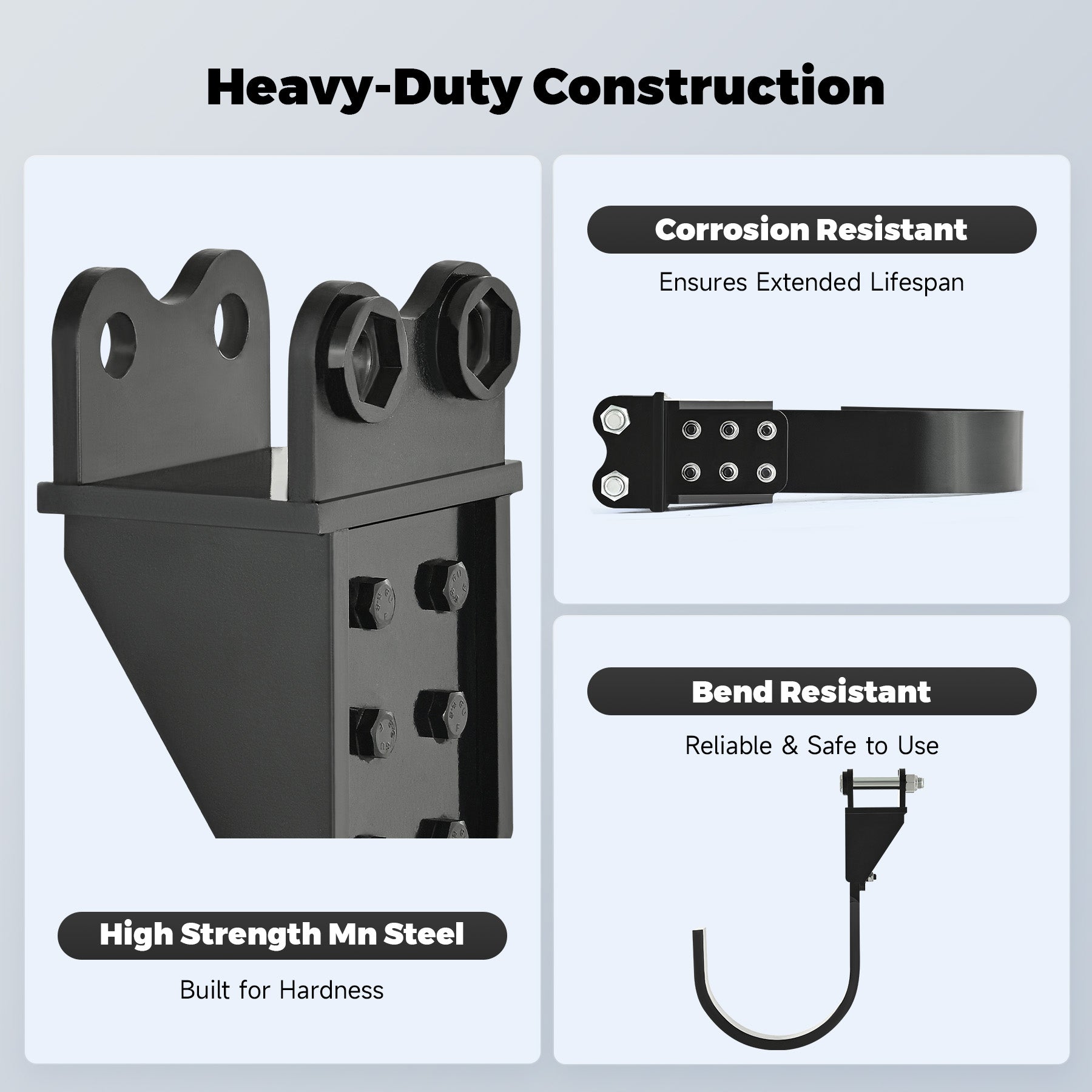 AHM Mini Excavator Tree Digging Blade Attachment for Efficient Tree Excavation