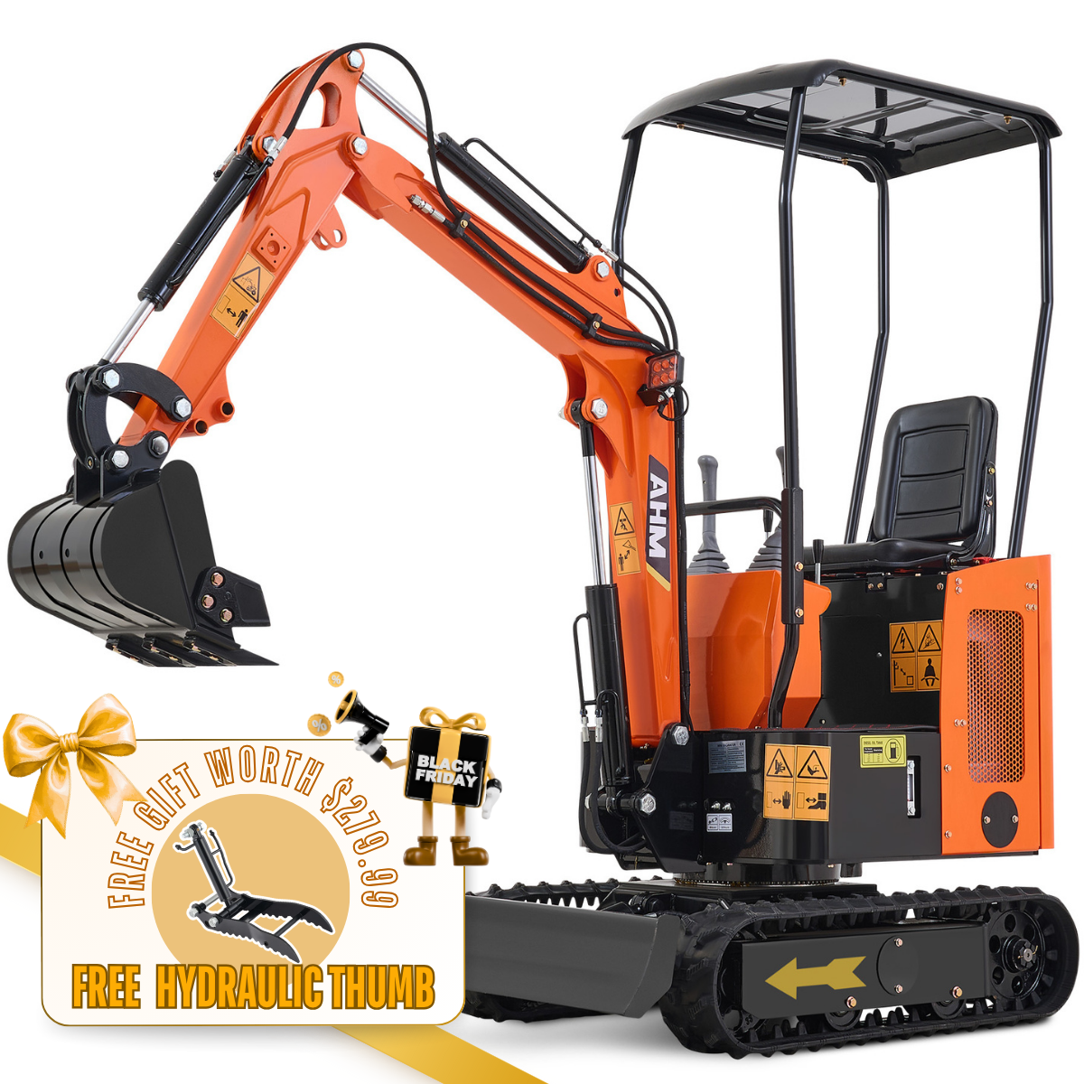 AX-15 | 13.8 HP Kubota Engine Mini Excavator