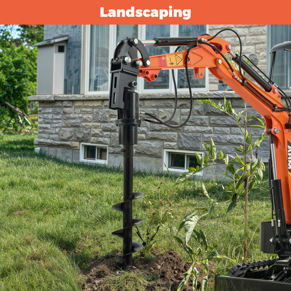 Hydraulic Auger Drill Attachment for Mini Excavator – AHM