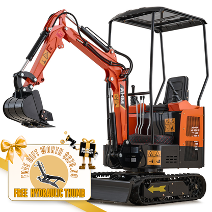 AX-16 | 23 HP 1.3 Ton B&S Engine Mini Excavator