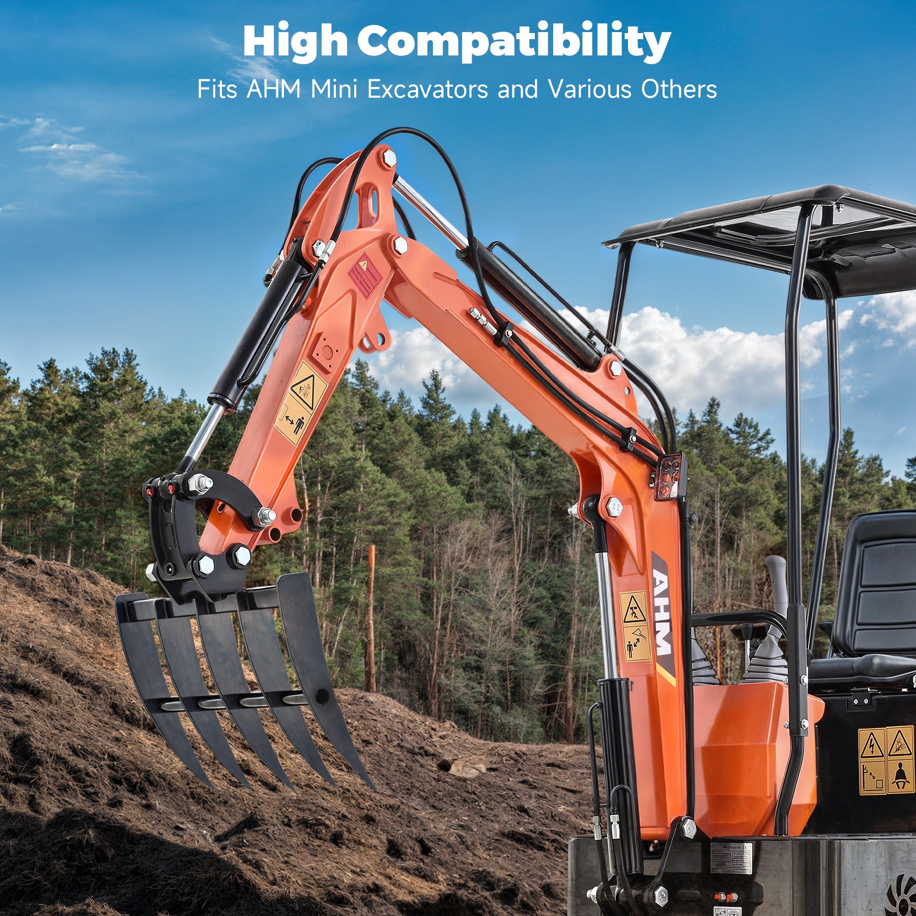 Trackhoe Rake Sizes Products – AHM