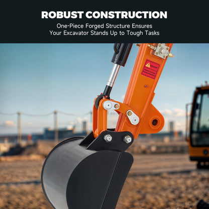 AX-17 | 23 HP B&S Engine 1.6 Ton Mini Excavator with Swing Boom