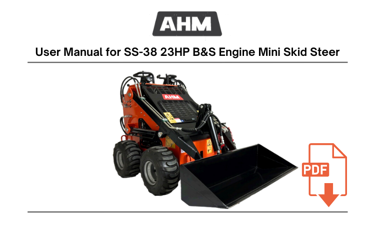 Manual for SS-38 23 HP Mini Skid Steer with Briggs & Stratton Engine