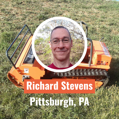 Remote Control Lawn Mower in Pittsburgh, Pennsylvania | Demo Room Host - Richard Stevens