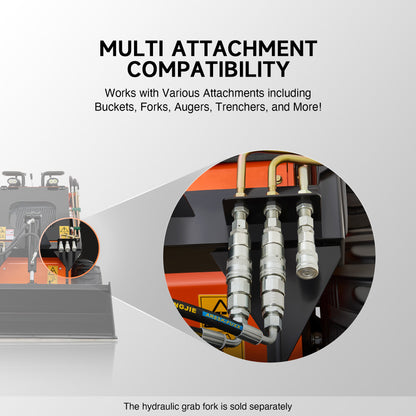 23HP Mini Skid Steer B&S Engine with multi attachment compatibility