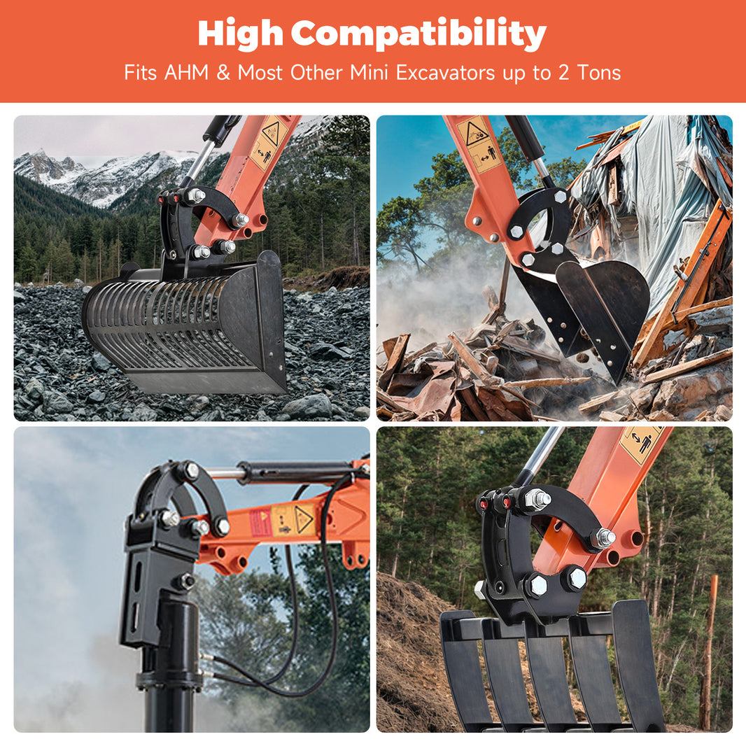 Best Mini Excavator Attachments for Sale – AHM