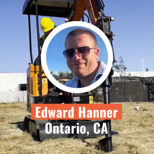 Mini Excavator in Ontario, California | Demo Room Host - Edward Hanner