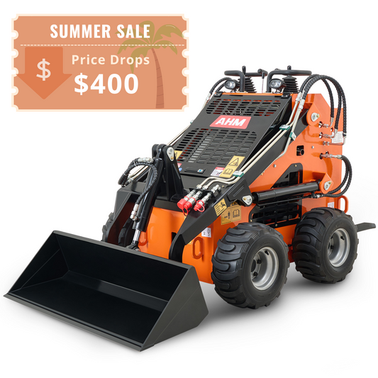 SS-38 | 23HP Mini Skid Steer B&S Engine with Bucket 3.7 mph Speed Gas EPA