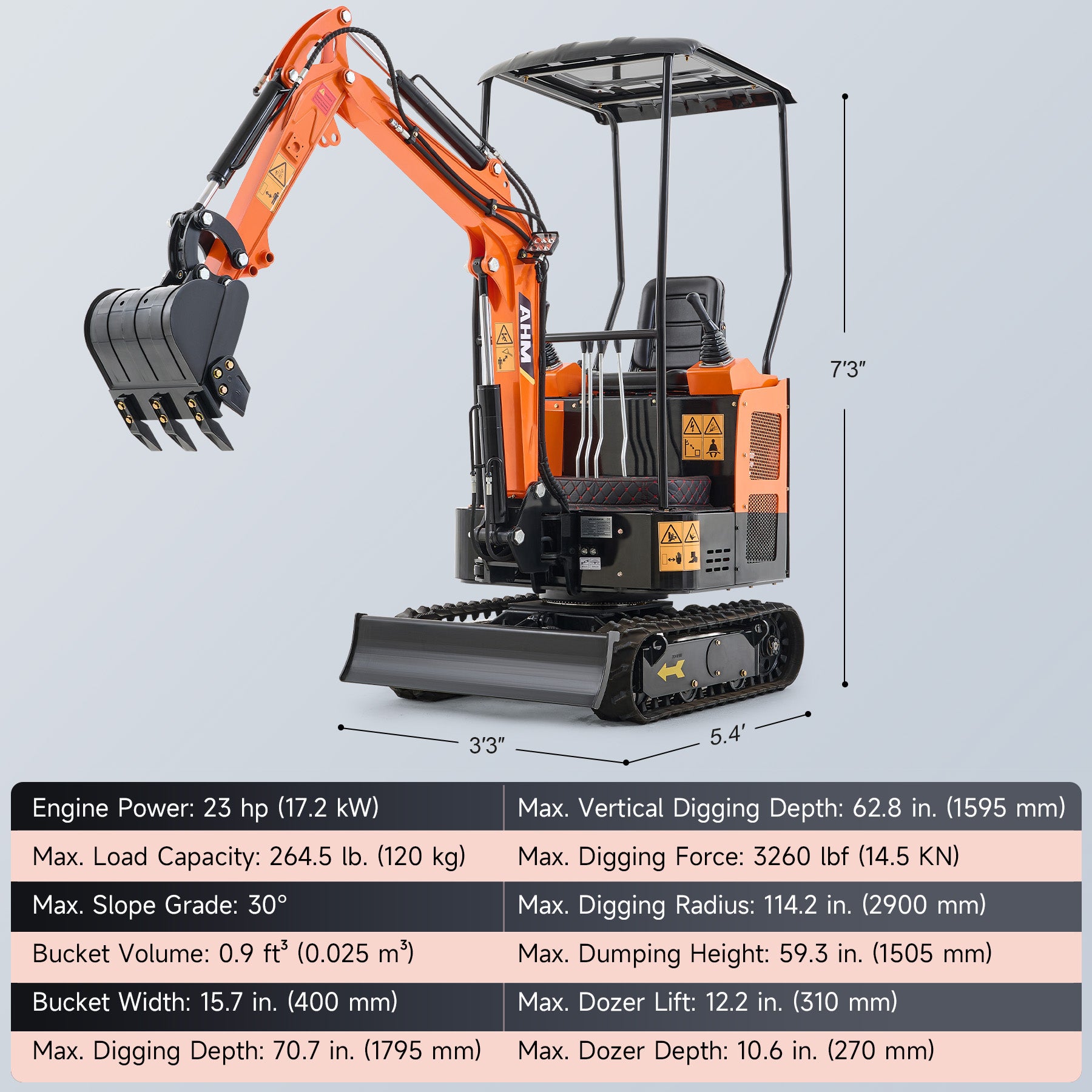 人気商品の再入荷情報をお届け！ Mini Engine B&S HP 23 | AX-16C Excavator AHM – Boom Swing with 小物