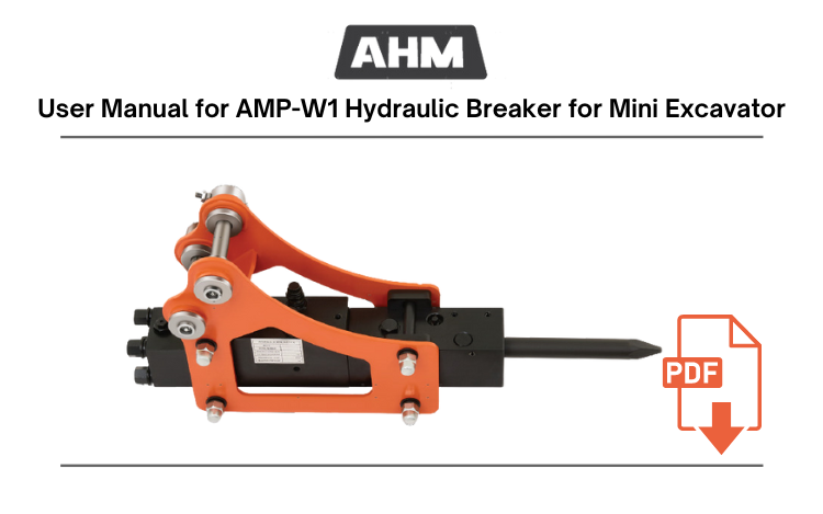 AMP-W1 Hydraulic Breaker for Mini Excavator